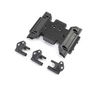 AXIAL AXI231047 Skid Plate & Upper Link Mounts: SCX10 III BC, Multicolore