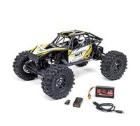 Axial Camion RC UTB18 Capra 4WS 1/18ème 4x4 RTR (livré avec tout le nécessaire pour fonctionner), jaune, AXI-1750T2