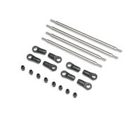 Axial Rear Upper/Lower 4WS Links Set Titanium AXP8 AXI-2207 Parts