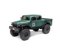 Axial SCX24 40's 4 Door Dodge Power Wagon Green 1/24 4 Wheel Drive-RTR AXI00007T2 Car