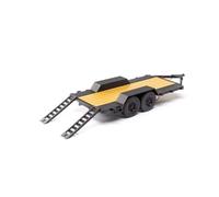 AXIAL SCX24 AXI0009 Remorque de véhicule à lit Plat avec Feux arrière LED 1/24