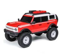 Axial SCX24 Ford Bronco Heritage Edition 4X4 Ready to Run RC Rock Crawler 1:24, Moteur à Brosse, Camion Tout-Terrain, télécommandé, Couple supplémentaire, avec Batterie et Chargeur, Rouge