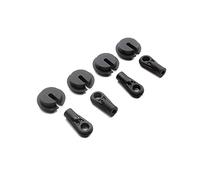Axial SCX6 : Shock End & Spring Cup (4), AXI253004, Multicolore