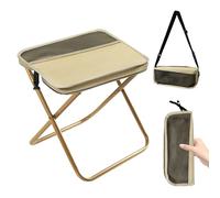 axibanni Mise à Niveau majeure Tabouret Pliant Portable - siège Pliant Camping Ultra-résistant en Acier et Toile Oxford, avec Sac de Rangement et Sangle, idéal pour randonnée, pêche et Festivals