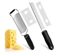 axibanni ,rapeuse Fromage,zesteur,Premium Classic Tranchant Acier Inoxydable, idéale pour Parmesan, Le Fromage à pâte Dur, Le Gingembre, Le Chocolat, la Muscade et la Truffe