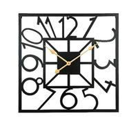 AXIKALB Horloge Murale Créative Moderne Luxe Mode Maison Chambre Décoration Fer Art Silent Quartz Montre