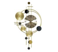 AXIKALB Horloge murale nordique moderne de luxe créative silencieuse art quartz montre salon décoration de la maison