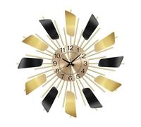AXIKALB Horloge Murale Style Nordique Salon De Luxe Moderne Fond Maison Canapé Décoration Silent Quartz Watch