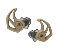 AXIL X30i Bouchons d'oreille à réduction du bruit - Marron désert - Protection auditive en mode auditif pour concerts, événements en direct, tir, sport - Embouts réutilisables en mousse et silicone de