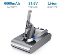 AXILIEF 21.6V 6000mAh Batterie pour Aspirateur Dyson V8 SV10 V8 Absolute V8 Animal V8 Motorhead V8 Fluffy