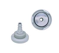 AXILYZE Adaptateur pour réservoir de liquide de frein avec embout européen, adaptateur de purge de frein en alliage d'aluminium, compatible avec les modèles de véhicules de la série Tesla