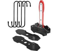 AXILYZE Outil de Presse pour étrier de Frein et 4 Crochets liquet Extensible à 360°, écarteur de Piston pour Freins à Disque à Piston Simple, Double, Quadruple et sextuple