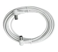 Axing Anschlusskabel Wi-Wi câble coaxial KOKA 99 2,5 m Blanc
