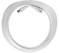 Axing antenne, SAT Câble de raccordement 5 m 105 dB blanc