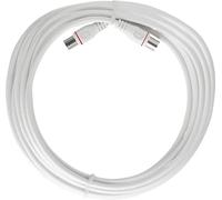 Axing antenne, SAT Câble de raccordement 5 m 105 dB blanc