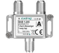 Axing BAB 1-24X Répartiteur 1 Voie 24 DB 5-1800 MHz TV Data Internet Télévision par câble