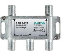 Axing BAB 3-12P Dérivateur triple, 12dB, 5-1218MHz, couplage par le bruit, classe A+, Vodafone (BAB00312P)