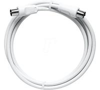 Axing BAK 350-80 Câble de raccordement haut débit fiche F / prise F Blanc 3,50 m