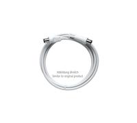 Axing BAK 500-80 Câble coaxial de raccordement avec fiche IEC 5 m TV antenne TNT blanc