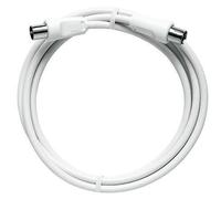 Axing BAK 750-80 BK Câble coaxial Blanc 7,5 m