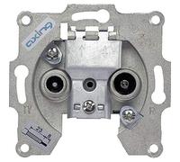 Axing BSD 4-00 Prise terminale d'antenne murale coax câble tv 2 raccordements (TV/R)