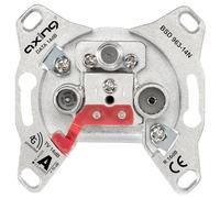 Axing BSD 963-14 prise de passage murale coax câble multimedia atténuation 14 dB (Data/TV/R)