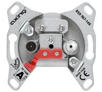 Axing BSD 967-14X Prise de passage multimédia 14 dB 5-1800 MHz TV TV TV Prise large bande compatible canal de retour CATV DATA