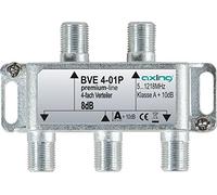 Axing BVE 4-01P splitter distributeur repartiteur 4 voies sorties pour FM CATV télévision numérique par câble (5-1218 MHz)