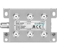 Axing BVE 6-02X Répartiteur 6 Voies 9,5 DB 5-1800 MHz TV Data Internet Télévision par câble