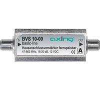 Axing BVS 10-00 Mini amplificateur en ligne pour FM CATV télévision numérique par câble 12 V DC (47-862 MHz)