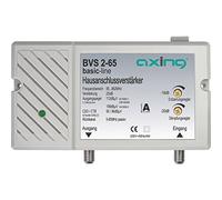 Axing BVS 2-65 Amplificateur domestique 25 dB pour câble TV ou TNT (85-862 MHz, canal retour passif 5-65 MHz)