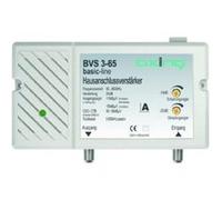 Axing Amplificateur domestique BVS 2-65 – 25 dB pour câble TV/TNT (85-862 MHz, retour 5-65 MHz)