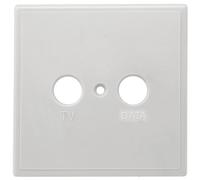 Axing TZU 2-01 Housse pour prise BSD 967 TV/DATA monobloc Blanc