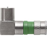 Axing Connecteur mâle F à compression Quickfix Diamètre de câble: 4.9 mm
