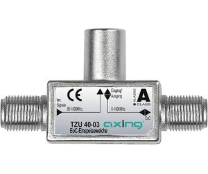 Axing Ethernet via borne dalimentation coaxiale