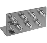 Axing QEW 7-50 Équerre de mise à la terre 7 positions à compensation potentielle coaxiale galvanisée