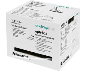 Axing SKB 395-04 Câble coaxial Ø extérieur: 6.8 mm 75 Ω 100 dB blanc Marchandise vendue au mètre