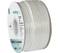 Axing SKB39501 Câble coaxial Diamètre extérieur: 6.8 mm 75 Ω 100 dB blanc Marchandise vendue au mètre