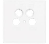 Axing SZU 2-03 plaque murale cache pour prise BSD 961-xx blanc