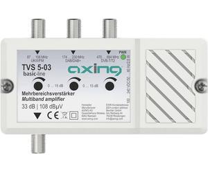 Axing TVS00503 Amplificateur DAB+, DVB-T, FM 33 dB