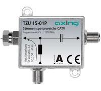 Axing TZU 15-01P Câble d'alimentation CATV 65 V | Pour l'alimentation à distance des amplificateurs (5-1218 MHz), maximum 65 V AC/DC 2 A