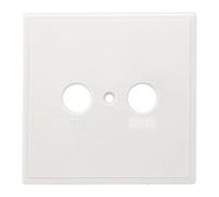 Axing TZU 2-01 Housse pour prise BSD 967 TV/DATA monobloc Blanc