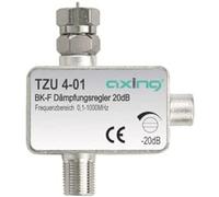 Axing TZU 4-01 atténuateur pour câble tv CATV avec connecteur F (0,5-20 dB)