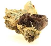 AXINITE - Pierre Naturelle en Provenance de France, Bourg d'Oisans - Rare Cristal de Couleur Violette, Utilisé en Bijouterie - 195.0 ct - Certificat d'Authenticité Inclus 66 x 35 x 25 mm G