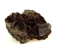 AXINITE - Pierre Naturelle en Provenance de France, Bourg d'Oisans - Rare Minéral Multicolore, Collection de Mineralp 138.2 ct - Certificat d'Authenticité Inclus 50 x 38 x 20 mm Multicolore G