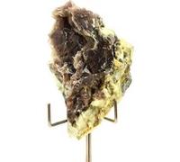 AXINITE - Pierre Naturelle en Provenance de France, St Christophe-en-Oisans - Cristal Rare et Puissant 358.90 ct - Certificat d'Authenticité Inclus 62 x 38 x 33 mm G