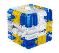 Axinyijia Cube Labyrinthe 3D pour Enfant et Adulte 3x3 Puzzle Cube Labyrinthe Bille (Bleu)