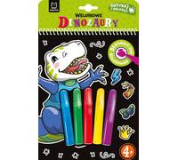Axio. Velours Dinosaures à toucher et à colorier 37521