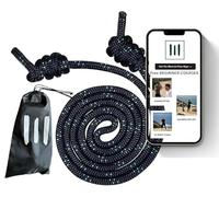 AXiOFiT Corde à sauter d'exercice pour la maison, la gym, le cardio - Corde à sauter lestée pour le saut et le saut freestyle - Aide la remise en forme du haut du corps pour la boxe et le HIIT