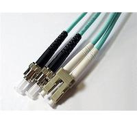 Axiom 0.5m LC/St câble de Fibre Optique 0,5 m OM4 Turquoise - Câbles de Fibre Optique (0,5 m, OM4, LC, St, Male Connector/Male Connector, Turquoise)